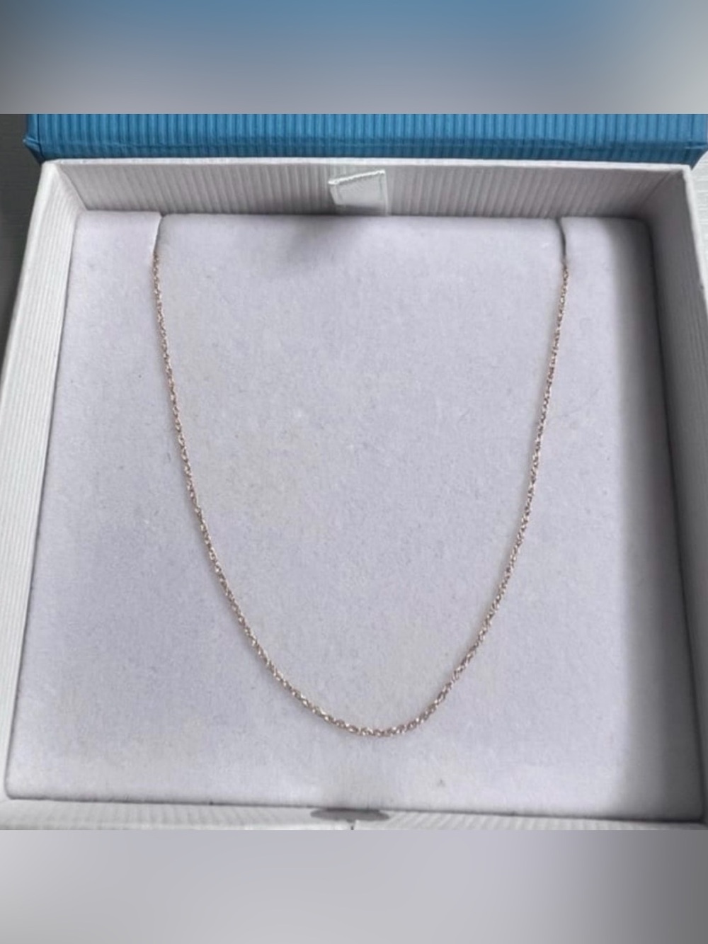 10k Real Gold Necklace (16”)